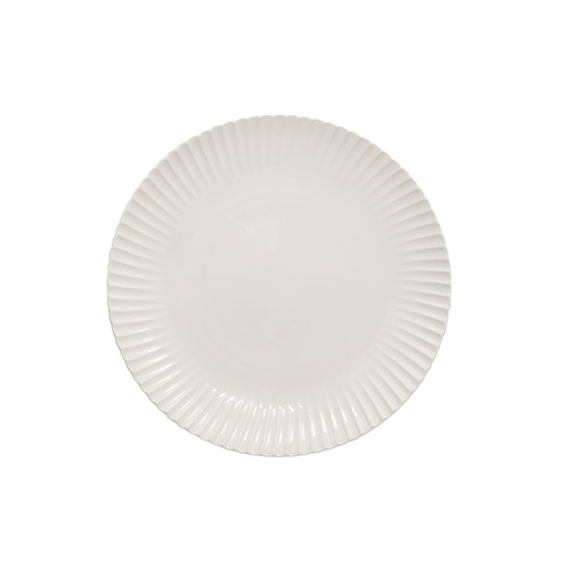 [5287901302] SMALL PLATE FRANCES, WHITE