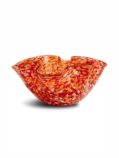 [5280605266] BOWL CARA S, RED/ORANGE