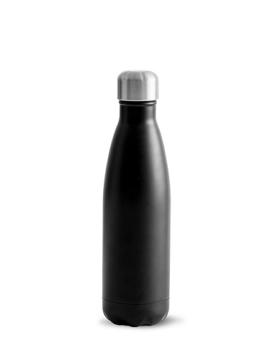 [5017707] NILS STEEL BOTTLE BLACK, 50CL, 24/12 H