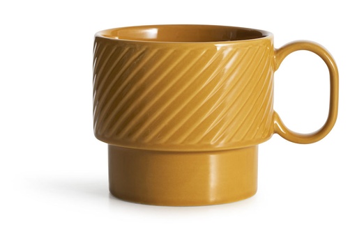 [5018088] COFFEE &amp; MORE , TEA MUG YELLOW