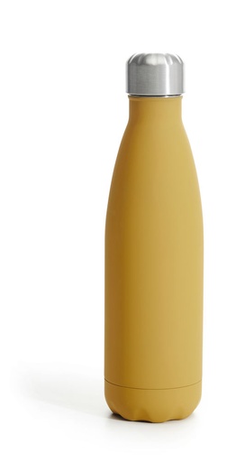 [5018081] NILS STEEL BOTTLE RUBBER FINISH YELLOW, 50CL 12/24 H