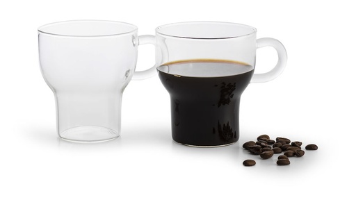 [5018163] GLASS MUG 2-PACK CLEAR 25 CL