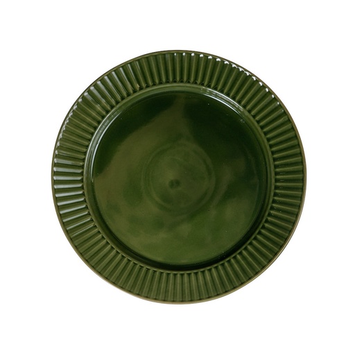 [5018283] COFFEE & MORE PLATE, GREEN 27CM