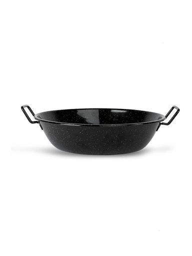 [5018416] DORIS ENAMEL PAN MEDIUM, BLACK