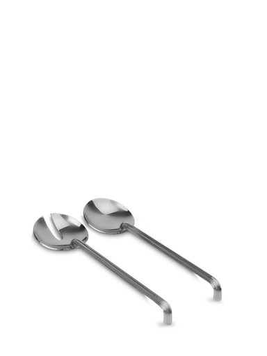 [5018427] ESTELLE SALAD SERVERS, SILVER