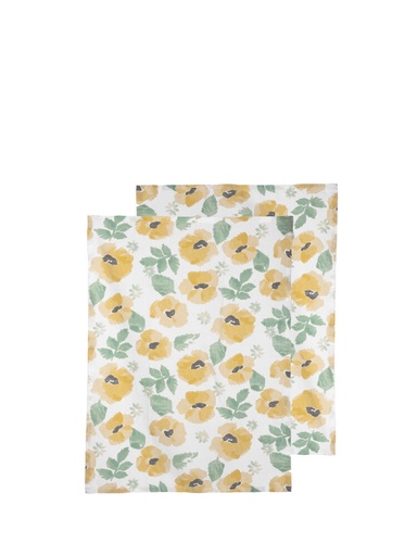 [5018486] EDEN KITCHEN TOWEL, 2-PCS, MIXED YELLOW