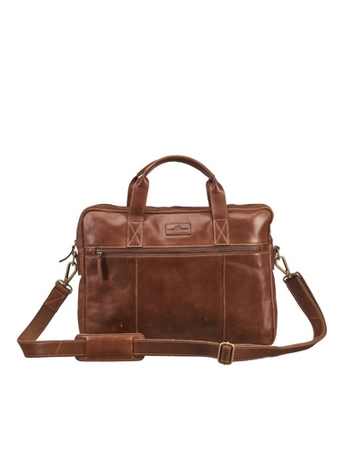 [158951] LEATHER LINE BRIEFCASE