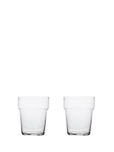 [5281602800] SHORT GLASS OPACITY 2PCS/SET, CLEAR