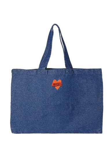 [5219804013] WEEKENDBAG LOVE, DENIM BLUE