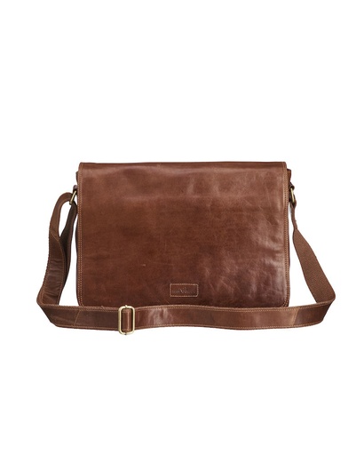 [158952] LEATHER LINE SHOULDERBAG