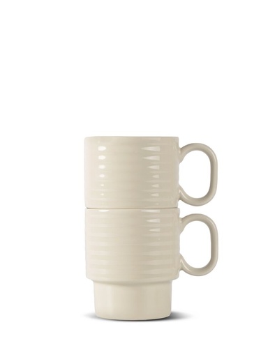 [5018571] COFFEE & MORE COFFEE MUG, 2-PCS, BEIGE