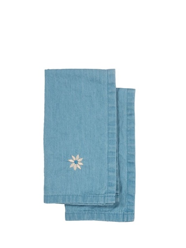 [5018584] EDEN DENIM KITCHEN TOWEL, 2-PCS, BLUE