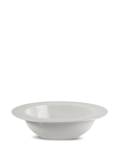 [5018641] COFFEE & MORE DEEP PLATE, WHITE