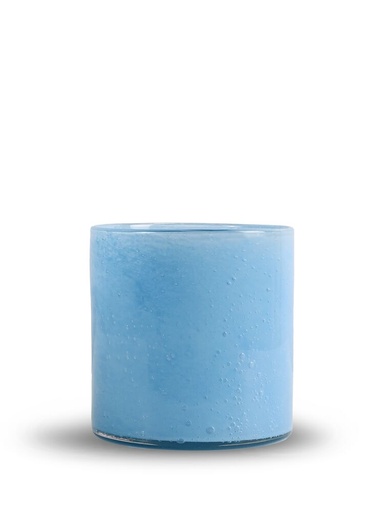 [5280600299] CANDLE HOLDER CALORE M, LIGHT BLUE