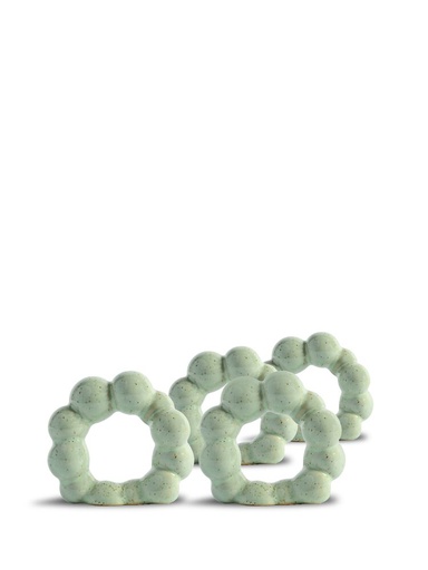 [5228660712] NAPKIN RING PORTO 4PCS/SET, MINTY GREEN