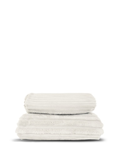 [5018795] ESTELLA FLEECE PLAID, OFF WHITE